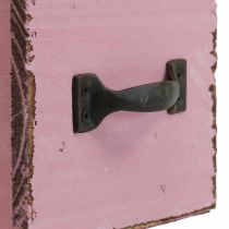 Artikel Pflanzschublade Holz Deko Pflanzkasten Rosa 12,5cm