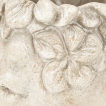 Artikel Pflanztopf Büste Kussmund Blumentopf mit Gesicht Creme H10cm 3St