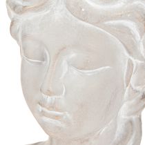 Artikel Pflanztopf Frauenbüste Vintage Übertopf Steinguss H20cm