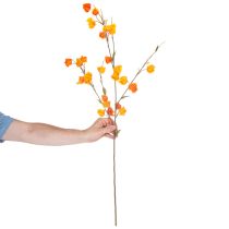 Artikel Lampionblume künstlich Physalis-Zweig mit Blüten 95 cm Orange für den Innenbereich