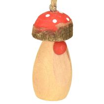 Artikel Pilz zum Hängen Holz Weiß, Braun Sortiert 6,5/8cm 8 St