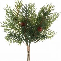 Dekozweige Weihnachten Pinienzweig Künstlich 31cm 2St