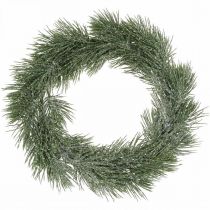 Weihnachtskranz Künstlich Pinienzweige Beschneit Ø30cm