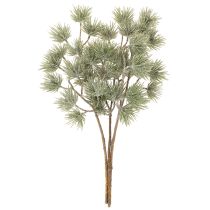 Artikel Künstlicher Tannenzweig aus Kunststoff 55cm grün 3er-Set für Winterdekoration