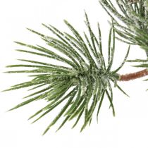 Weihnachtszweige künstlich Pinienzweig Beschneit 30cm 6St