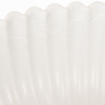 Artikel Schale Dekoschale geriffelt Kunststoff 25cm Weiß
