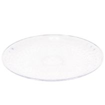 Artikel Transparente Dekoschale rund mit Fuß aus Kunststoff Ø 32 cm