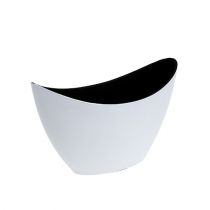Plastikschiffchen Weiß 20cm x 9cm H12cm