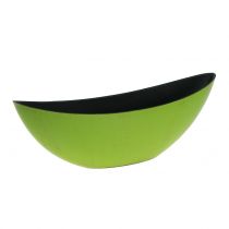 Deko-Schale Pflanzschale Grün Schwarz 34cm x 11cm H11cm