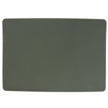 Platzset Kunstleder zum Wenden Grün, Grau 4St