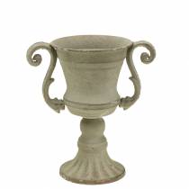 Pokal Schale Grau Ø11cm H19cm