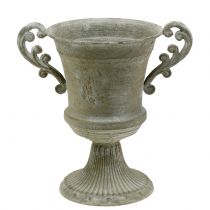 Artikel Antik Pokal Grau Ø16,8cm H24,8cm