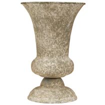 Artikel Pokalvase Metall Antik Deko Vase Rustikal Ø16,5 H24cm