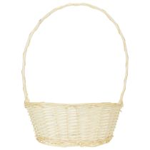 Artikel Geschenkkorb aus Holz mit Henkel ca. 38x27cm hell