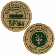 Artikel PURE Nature Stumpenkerze, Nachhaltige Naturkerze aus Stearin und Rapswachs 90/70mm