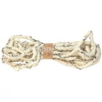 Artikel RAW Kordel Schafwolle und Jute Wollkordel Filz Weiß Grau 10m