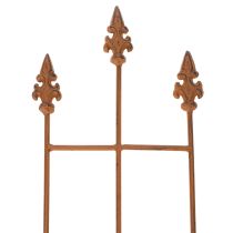 Artikel Metall-Rankgitter Herzform 98cm Braun Edelrostoptik für Garten und Balkon