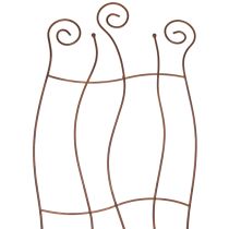 Artikel Rankhilfe Garten Metall Rankgitter geschwungenes Design für Kletterpflanzen 110cm