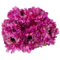 Artikel Ranunkel Kunstblume Rosa 55 cm 6er-Set aus Polyester und Kunststoff für Wohn- und Bürodeko
