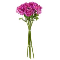 Artikel Ranunkel Kunstblume Rosa 55 cm 6er-Set aus Polyester und Kunststoff für Wohn- und Bürodeko