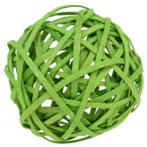 Rattanball Hellgrün Ø6cm 6St