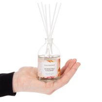 Artikel Raumduft Diffuser aus Glas mit Mango- und Kokosduft, 19 cm, 2-teiliges Set, für den Innenbereich