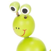 Artikel Farbige Holzraupen 16 cm grün 6 Stück für Dekoration und Wohnbereich