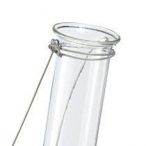 Artikel Reagenzglas Deko Glas zum Hängen Minivase Ø2,4cm H22,5cm