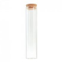 Artikel Reagenzglas Deko Vase mit Kork Deckel Ø4cm H18cm 6 St