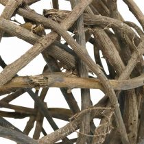 Artikel Deko Kugel Rebenholz Natur Dunkel Ø25cm