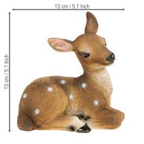 Artikel Deko-Figuren Rehkitz handbemalt 3er-Set Polyresin