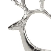 Artikel Rentier Deko Hirsch Figur Metall Silber H31cm