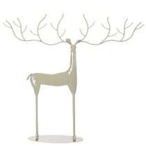 Artikel Deko-Hirsch-Skulptur Metall mintgrün 45x48cm Innenbereich