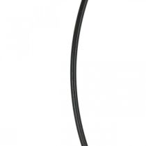 Metallring Dekoring Scandi Ring Deko Loop Schwarz Ø30cm 4St