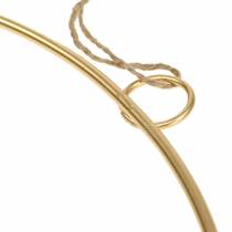 Artikel Deko-Ring aus Metall zum Hängen Ø35 cm Gold 4 Stück