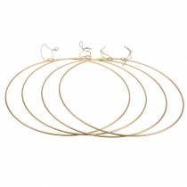 Artikel Deko-Ring aus Metall zum Hängen Ø35 cm Gold 4 Stück