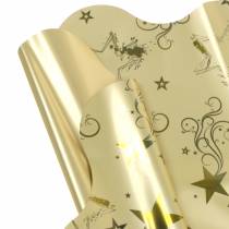 Rondella Manschette Weihnachtsmotiv Gold Ø60cm 50St