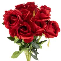 Artikel Künstliche Rose 62cm Rot 12er Set Kunstblumen für Dekoration