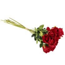 Artikel Künstliche Rose 62cm Rot 12er Set Kunstblumen für Dekoration