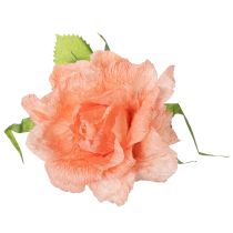 Artikel Kunstblume Rose aus Papier Rosa 92cm für Innenbereich