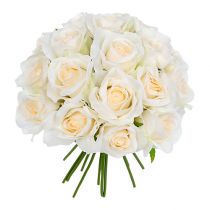 Rosenbukett Weiß Ø26cm