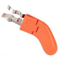 Artikel Rosenentdorner Metall Kunststoff 17cm Orange Rostfrei für Floristik