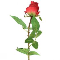 Artikel Rosenzweig Seidenblume Künstliche Rose Rot 72cm