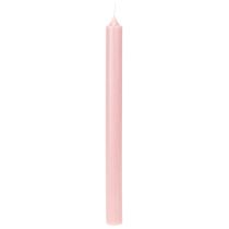 Artikel Durchgefärbte Stabkerzen aus Wachs Altrosa 350 x 28 mm 4 Stück