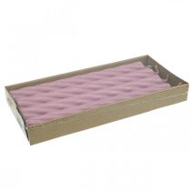 Artikel Rustic Kerzen Stabkerzen durchgefärbt Rosa 250/28mm 4 St