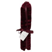 Artikel Samtband Tischläufer Crushed Velvet 25 cm x 2 m Bordeauxrot