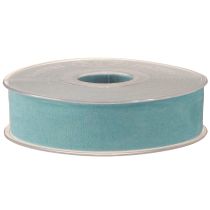 Artikel Samtband Blau Schmuckband Band Hellblau 25mm 7m