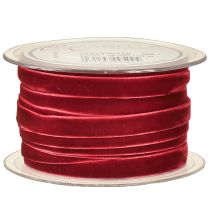 Artikel Samtband Dekoband 10mm x 20m Bordeaux Polyester