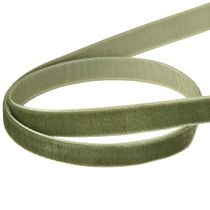 Artikel Samtband Geschenkband Dekoband Band Grün B10mm 20m