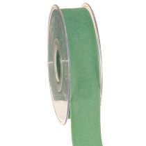 Artikel Samtband Grün Geschenkband Samt Grünes Band 25mm 7m